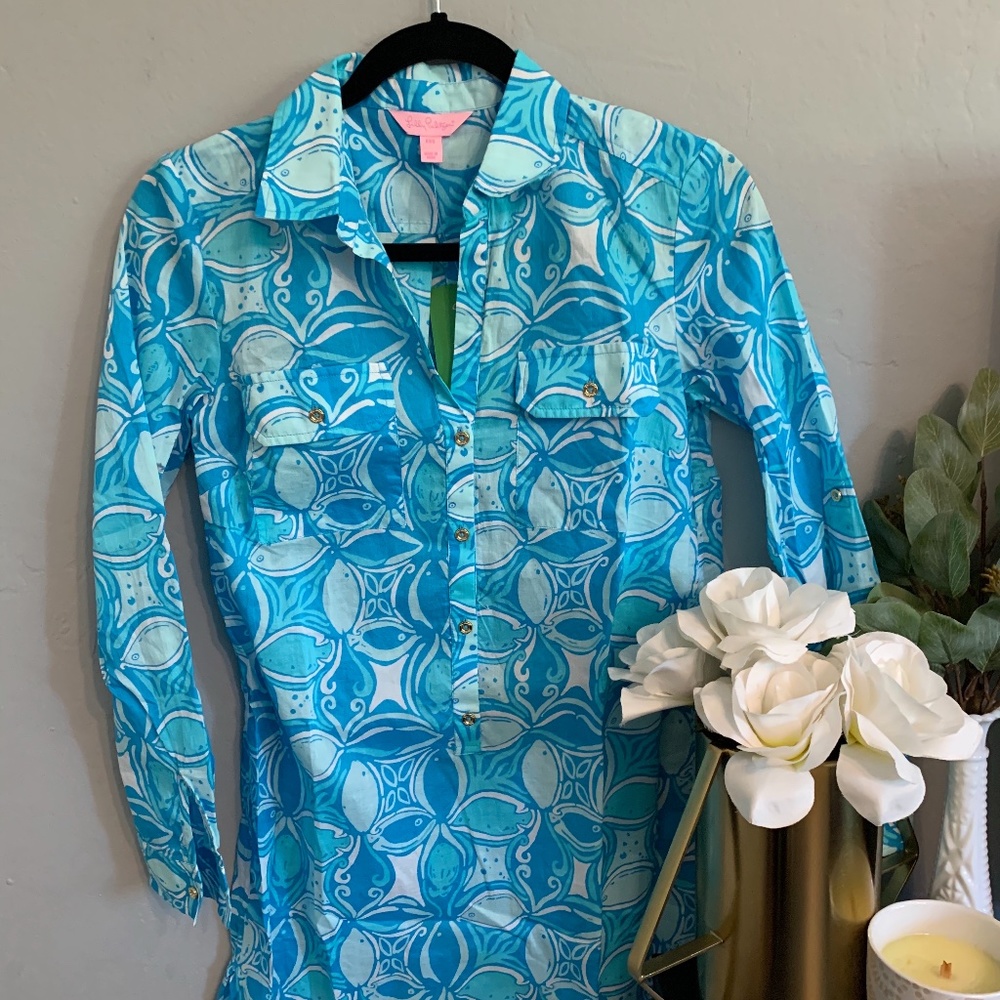 Lilly Pulitzer Captiva Tunic NWT Size XXS